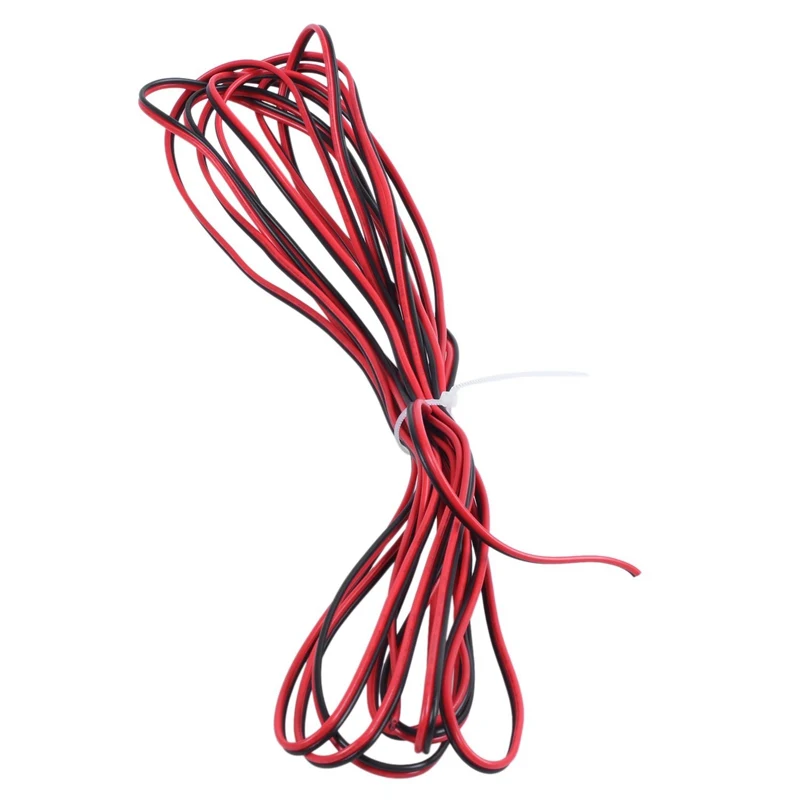 ELEG-5M 22AWG Красный Черный двухъядерный Электрический кабель провод для авто динамик