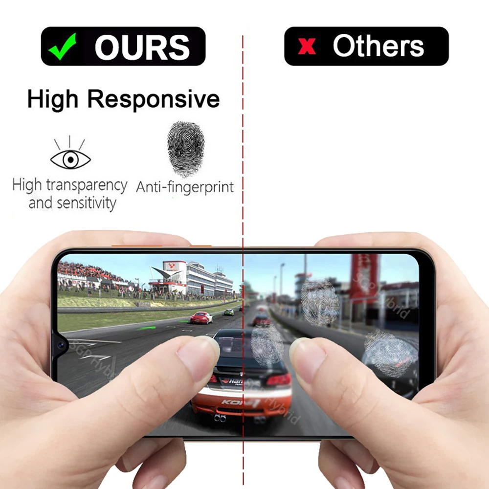 Закаленное стекло с полным покрытием для Oppo Realme 6i 1 2 шт. защитная пленка экрана