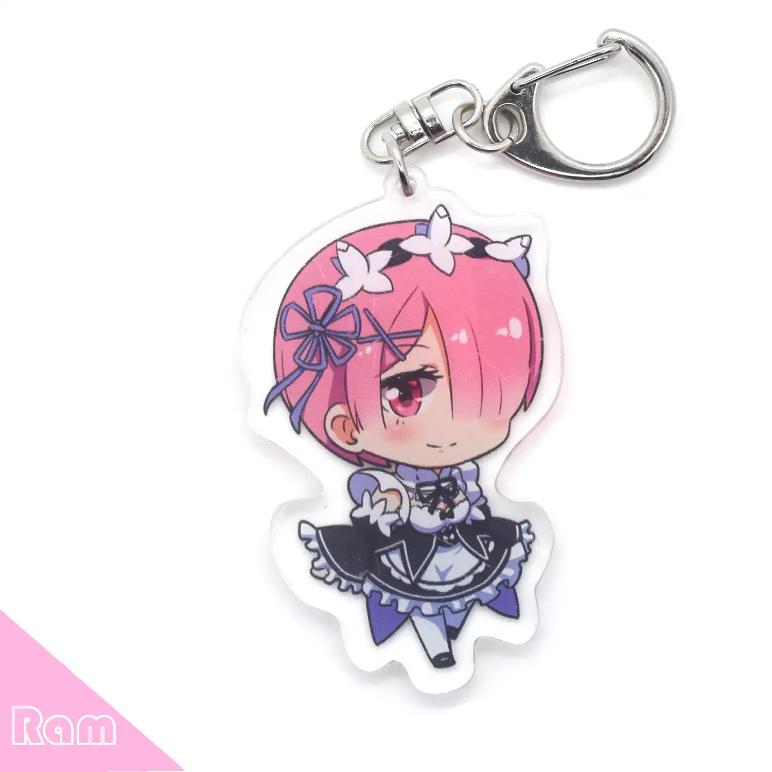 Re Zero Anime Ram Rem Double Sided Key Chain Gifts Merchandise Automotive Springcanyonwsd Com