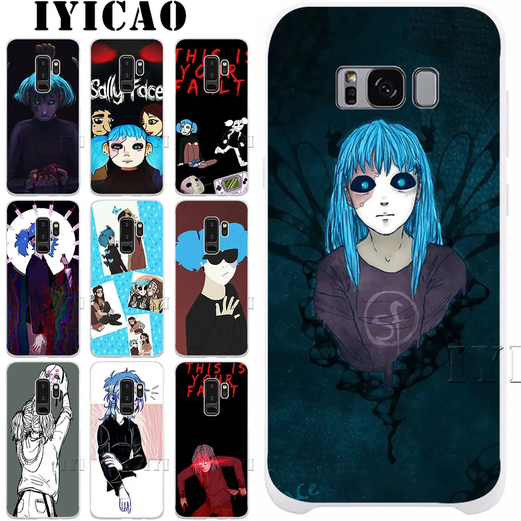 Sally Face игровой жесткий чехол для samsung Galaxy J6 J5 J1 J2 J3 J7 2017 2016 2015 Prime US Версия
