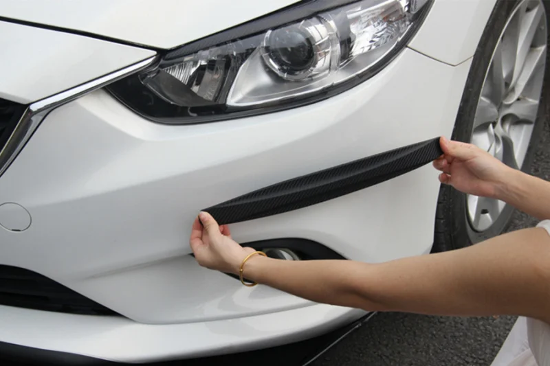 Наклейка в виде полосы переднего/заднего/бампера для ford Focus 2 3 Fiesta Mondeo Kuga Citroen C4 C5 C3 Skoda Octavia 2 A7 A5 Rapid