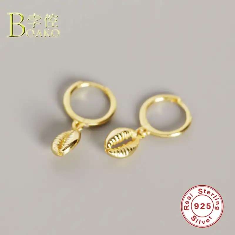 Серьги из стерлингового серебра 925 пробы для Чехол женский кулон серьги-кольца серьги на кость уха серьги на подарок девочке Злой Глаз Звезда Луна aretes B5