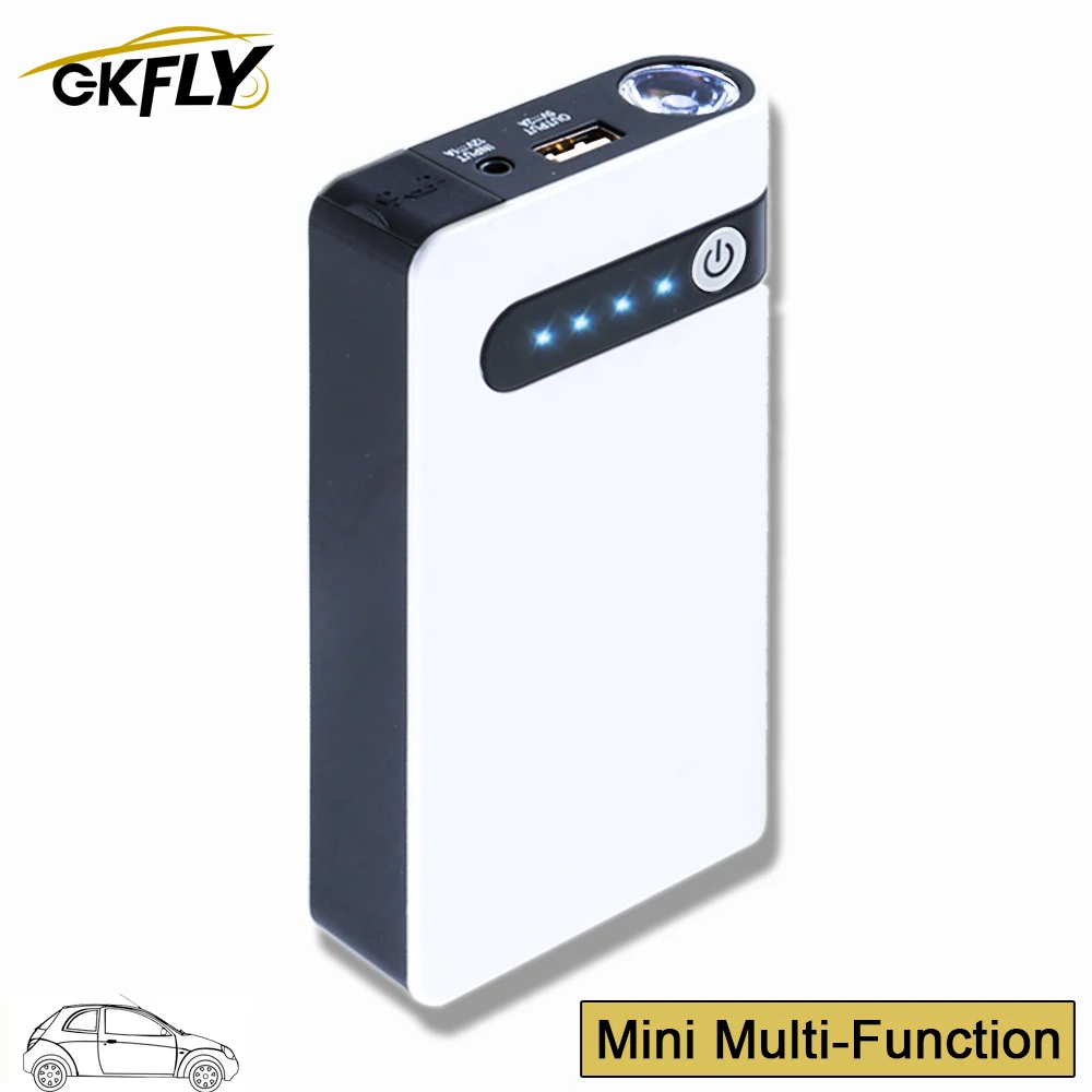 GKFLY Многофункциональный 12000 мАч 12 В стартер для автомобиля пусковое устройство