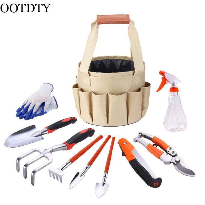 

Garden Tool Set 10 Pcs /set Multi-Functional Garden Kit Practical/Trowel/Rake
