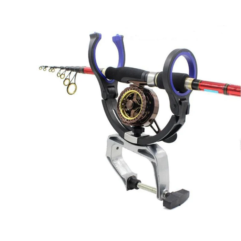 Marinhos Da Liga De aluminio Vara De Pesca Pólo Bracket Suporte ajustatus Titular bracadeira Apoio Titular Da Vara de Pe