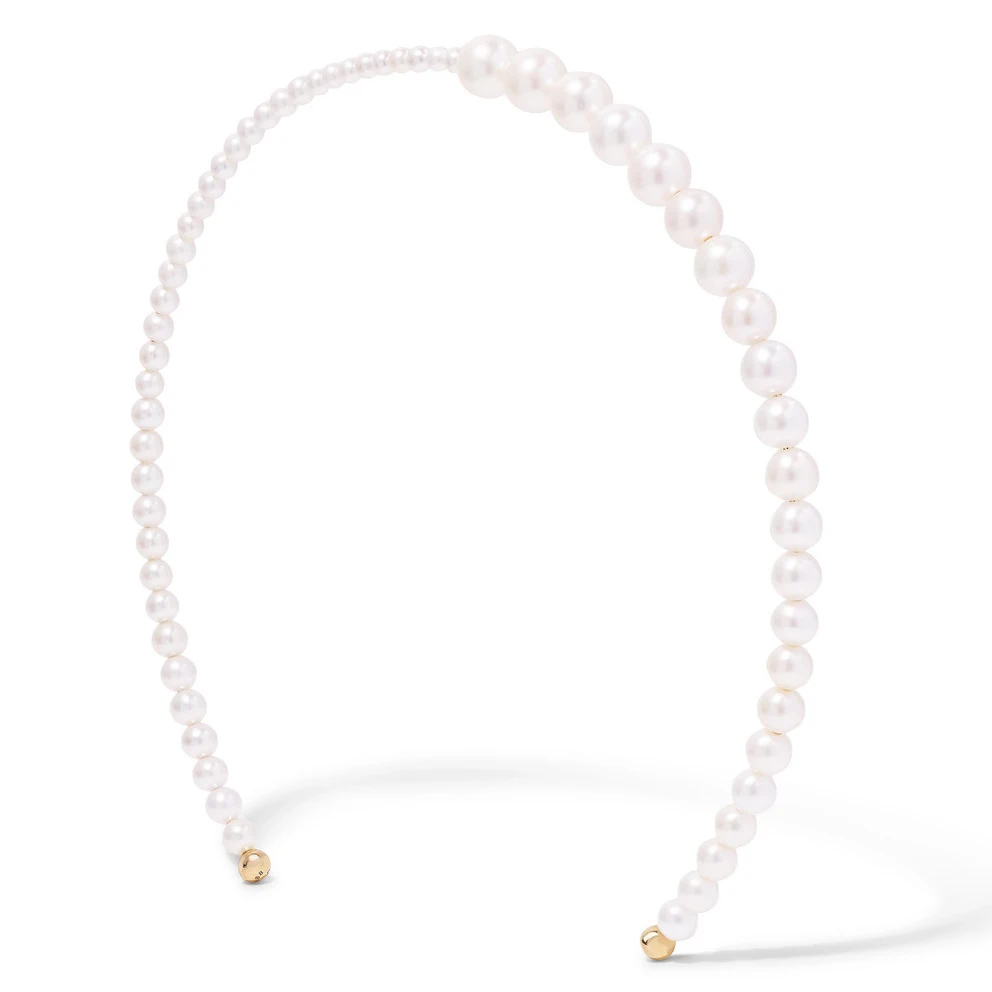 pearl hairband Kolye alibaba, AliExpress, жемчужная цепочка, колье, ожерелье для женщин, колье, bijoux, Кошмар перед Рождеством, ketting collier femme - Окраска металла: pearl hairband