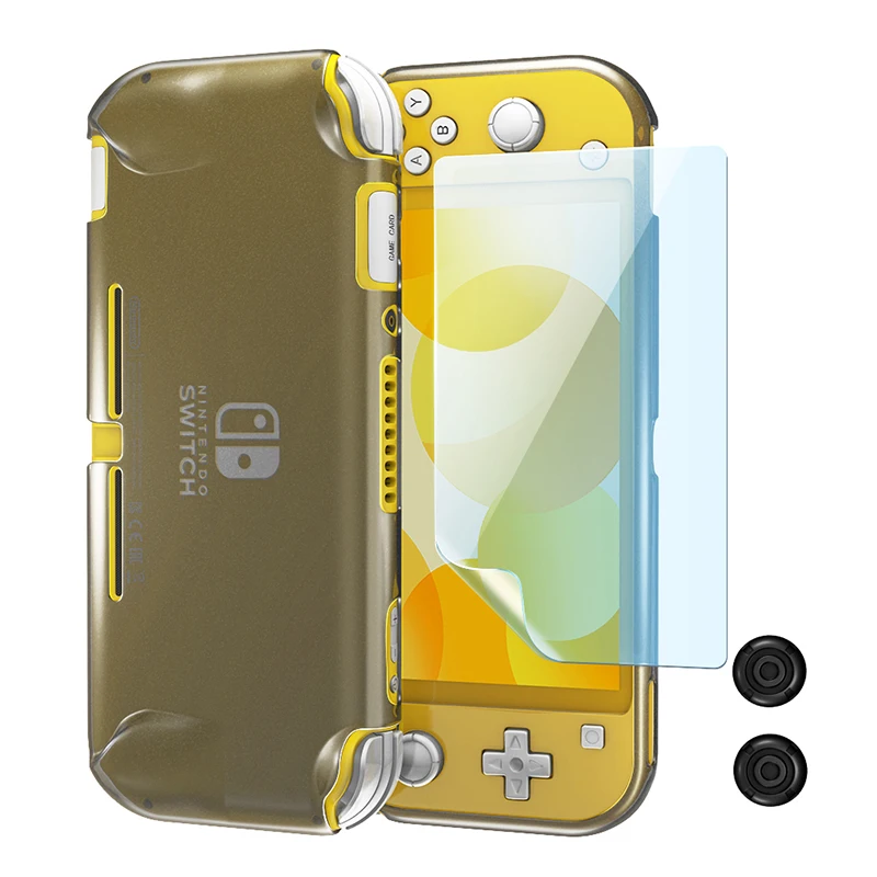 IV-SW666-Black OIVO ТПУ Чехол Набор для nyd Switch Lite против царапин мягкий прозрачный экран силиконовые серьги рукоятка пальца крышки - Цвет: IV-SW666-Black