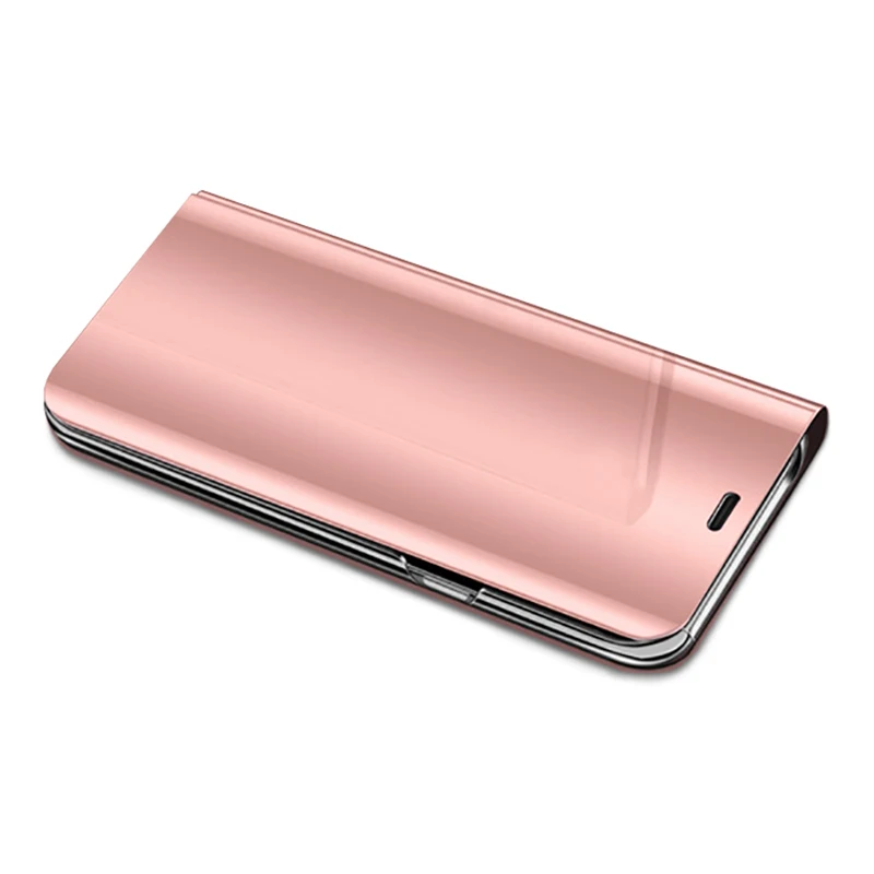 Чехол для телефона на huawei honor 8x 8a 9x pro bumper folio coque откидная крышка - Цвет: Rose gold