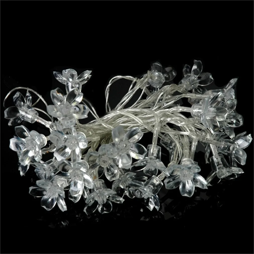 20/30LED 2/3M Silver Heart LED Fairy Light String Lights Battery Powered Warm White Home Christmas Party Wedding Decoration