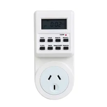 FW1S(TST01 AU) электронный плагин программируемый 12/24 час таймер розетка