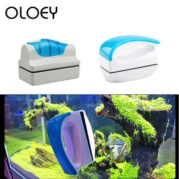 

Magnetic Clean Brushes for Aquarium Fish Tank Glass Window Algae Scraper Floating Curve Brush Aquarium Cleaner Accessories Tools