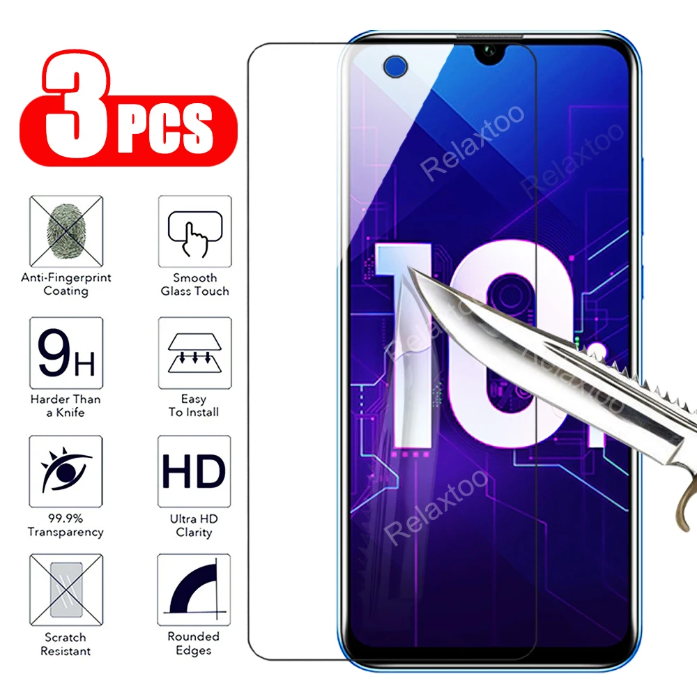 3 шт закаленное стекло для Honor 10i Защита экрана Huawei 10lite 10 20 Lite Pro 20i 30 30s Защитная