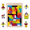 Children Tetris Wooden Jigsaw Board Toys Early Educational Wood Toys for Kids Puzzle ► Photo 1/6