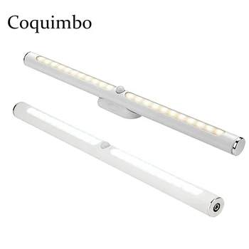 

USB Rechargeable Night Light With Motion Sensor 22 LEDs Wireless Sensor Light For Cabinet Stair Kitchen Bedroom Drawer Light