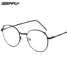 SEEMFLY Взрывная Модель кошачьих ушей очки для чтения зеркальные+ 1+ 1,5+ 2+ 2,5+ 3+ 3,5+ 4 градуса корейские Металлические очки для чтения плоское зеркало