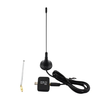 

DVB-T2 TV Antenna Receiver Digital Micro-USB Tuner for Android Mobile Phone Pad HD TV Stick with Dual Antenna
