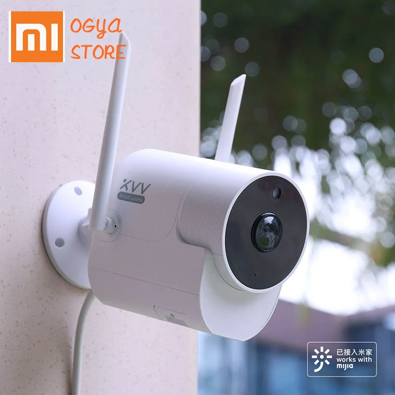 Xiaomi Xiaovv наружная панорамная камера наблюдения беспроводная wifi камера ночного видения высокой четкости с приложением Mijia