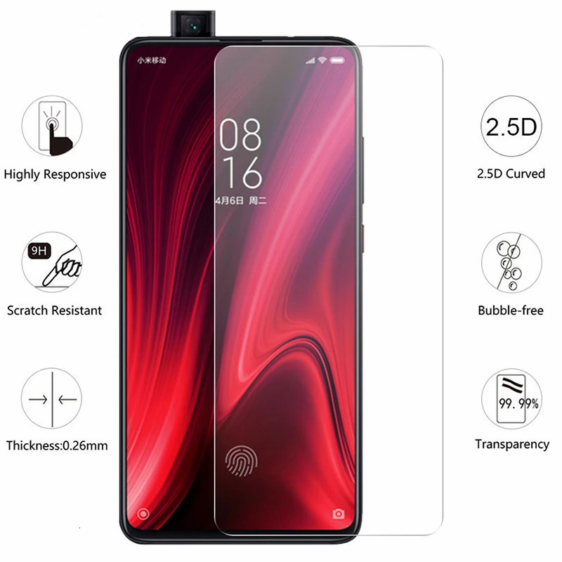 1000 шт. 2.5D Закаленное стекло для Xiaomi Mi 9 SE Mi9X CC9 CC9e 9T Pro 8X 8 Lite защита экрана защитное