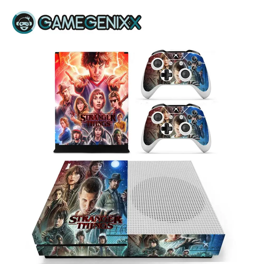GAMEGENIXX кожи Стикеры Защитная Наклейка чехол для Xbox One Slim консоли и 2 контроллеры-ужас крови
