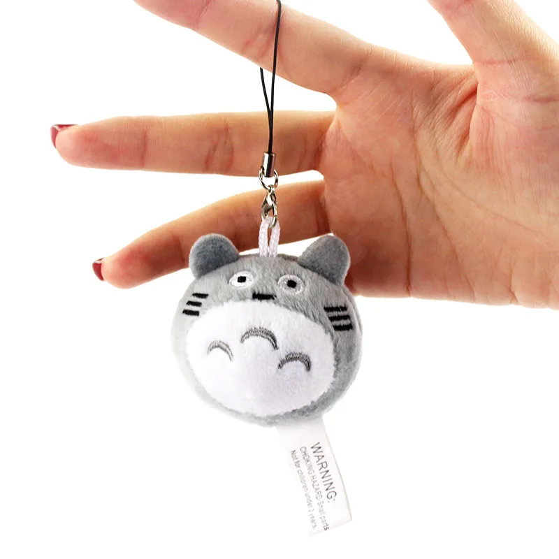 F 6cm 5-10 см мини Мой сосед Тоторо Kawaii аниме JiJi Cat плюшевый рюкзак подвески мягкая игрушка кукла брелок для детей подарок - Цвет: F 6cm
