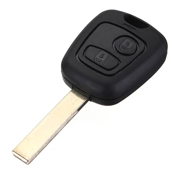 

2 BTN Remote Key Fob +Transponder Chip For Peugeot 307 ID46 P/N 73373067C