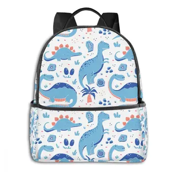 

Girls Boys Backpack Fashion Women Backpack College School Bagpack Cartoon Funny Dinosaurs Travel Shoulder Bags For Teenage 2021