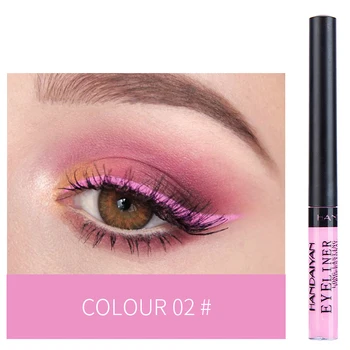 

Matte Professional Eyeliner Waterproof and Sweatproof Lasting Not Blooming Eyeliner 12 colors Available Lazy Beginner TSLM1