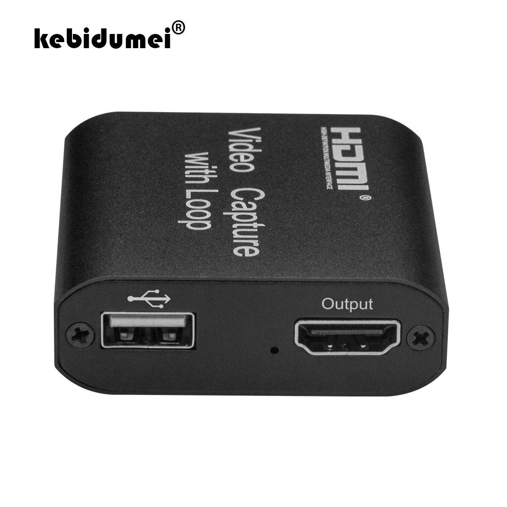 Usb2 0 4k 1080p Hdmi Compatible Craphics Capture Card With Loop Output Grabber Phone For Ps4 Game Recording Video Capture Video Tv Tuner Cards Aliexpress