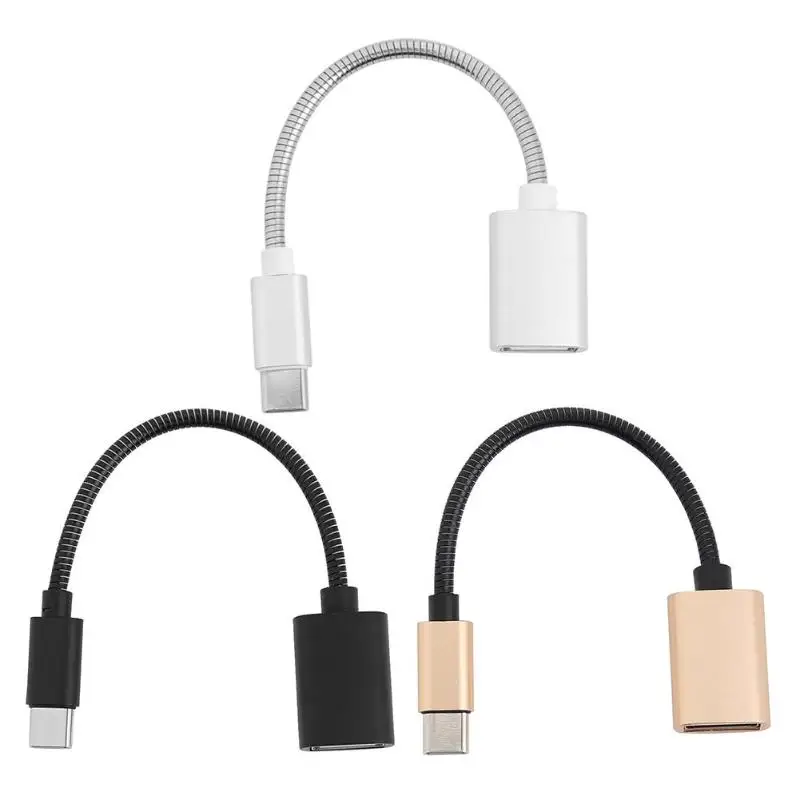 

14.5cm USB C Adapter Phone OTG Cable Type C Male to USB2.0 Female Data Cord