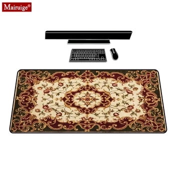 

Moroccan Carpet Persian Rug Mouse Pad XXL Gamer Desk Mat Large Keyboard Pad Computer PC Padmouse Gaming MousePad 90x40cm/70x30cm