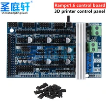 Control Motherboard Ramps1.6 R6 Ramps 1.6 Motherboard 4 Layers PCB Reprap Mendel Prusa Board Ramps Panel Compatible Mega 2560