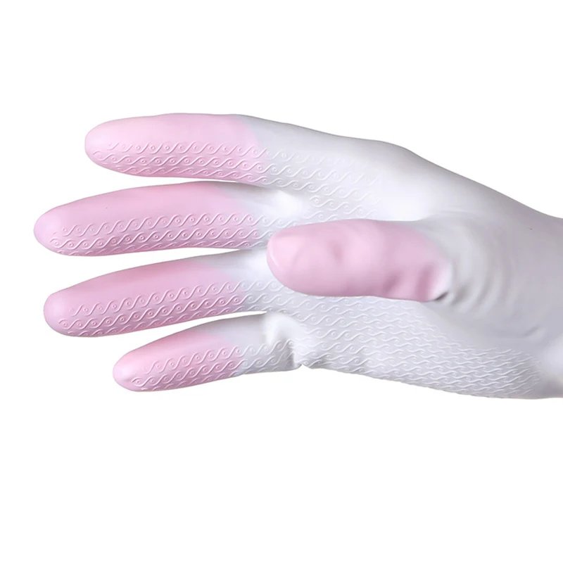 Kitchen Dishewashing Rubber Gloves House Cleaning Light and Waterproof Dish Washing Gloves Long Sleeve Gloves Cleaning Tools