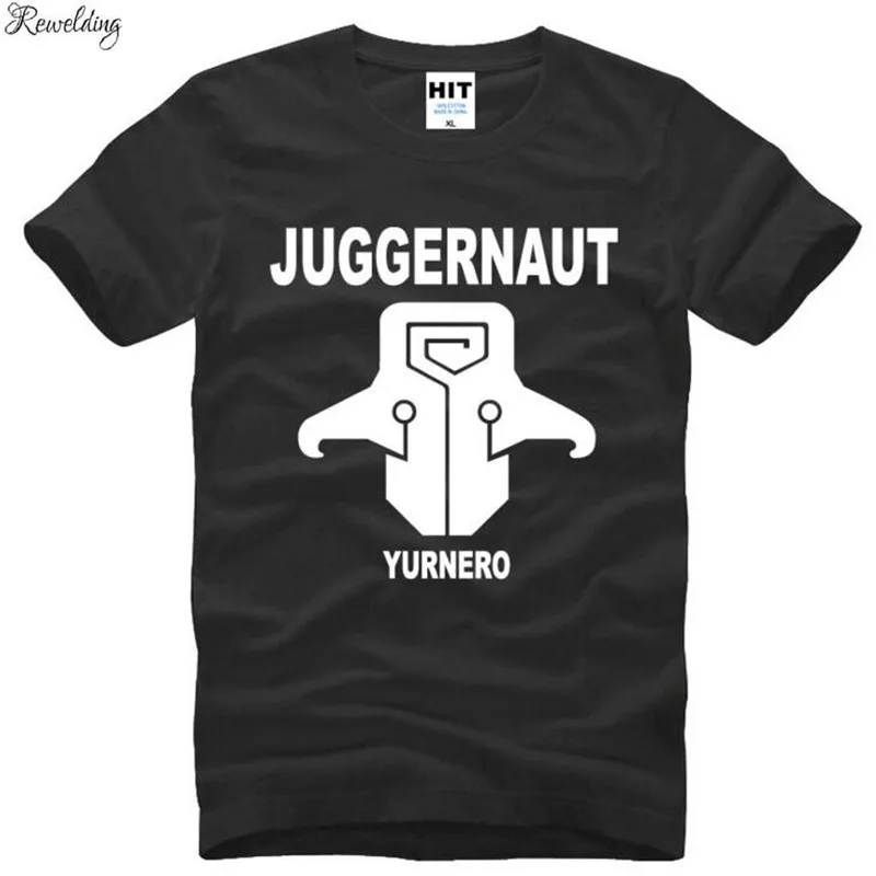  Dota2 Dota Juggernaut Printed T Shirt Men Summer Short Sleeve O-Neck Cotton Men's T Shirt Novelty G