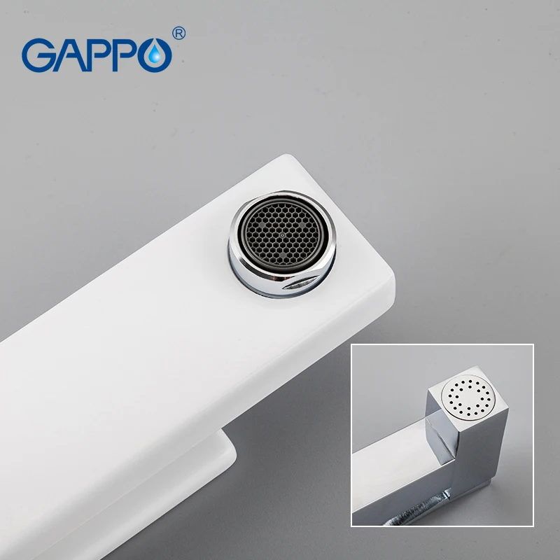 GAPPO смеситель для раковины белая раковина для ванной комнаты Смесители с биде кран латунный Смеситель для ванной кран torneira