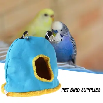 

Durable Winter Warm Pets Bird Fleece Hanging Cage Nests Lightweight Parrots Round Tent Cave Soft House Bed Hammock