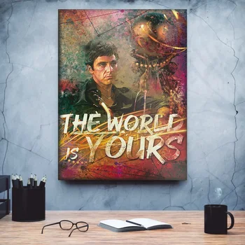 

Wall Art Canvas Painting Men Posters Vintage Picture Poster Decorative Canvas Prints English Poster Nordic Style Painting