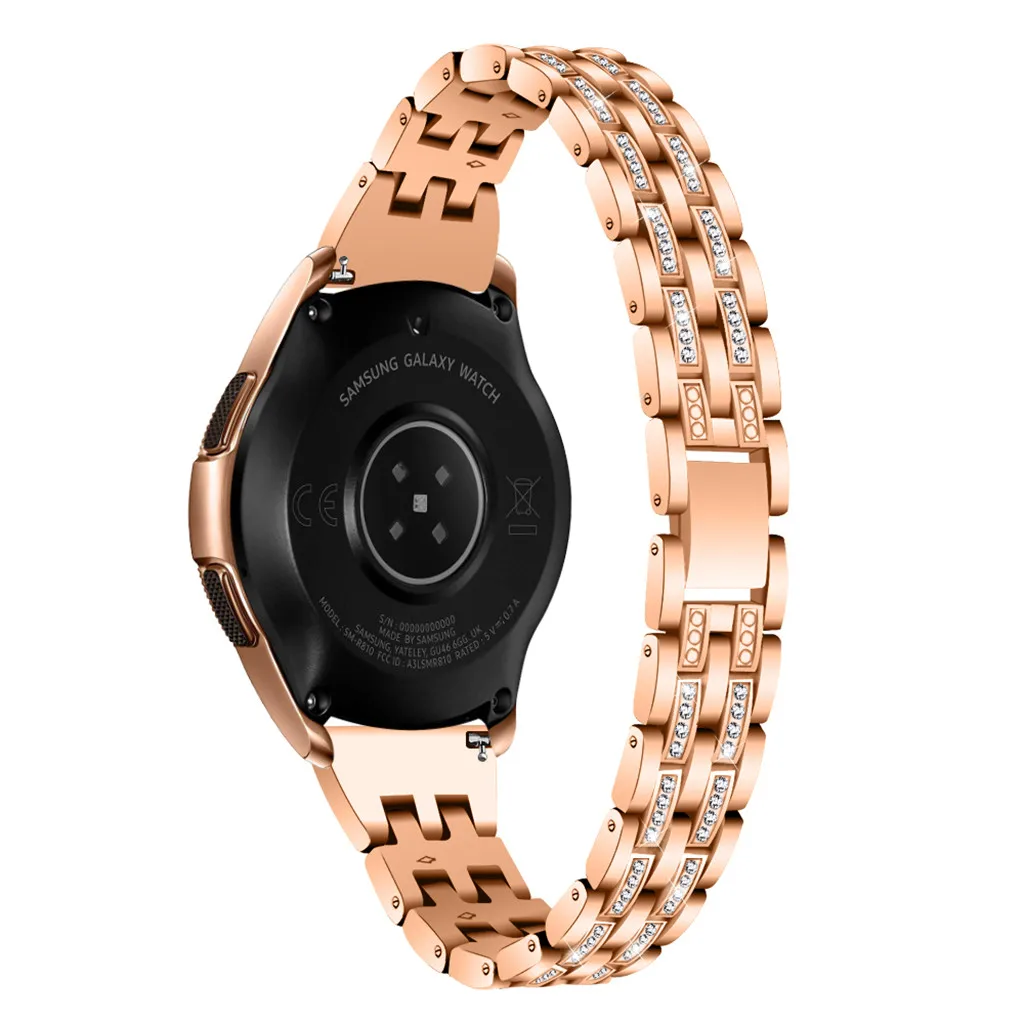 Сменный металлический кристалл ремешок для часов Ремешок для samsung Galaxy Watch 42 мм ремешок для часов Прямая July19