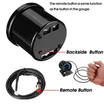 

Hot 12V 2" 52mm Car Tachometer Tacho Gauge Meter Digital LED Display 0-9000RPM Gauge Holder Free