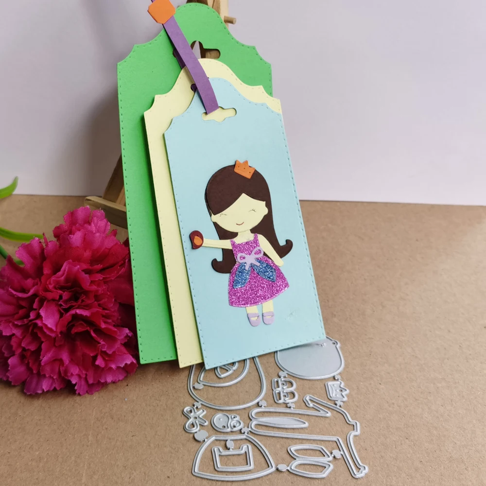 

Toddler girl skirt cute clothes hollow decoration accessories metal cutting dies paper crafts scrapbook card template DIY
