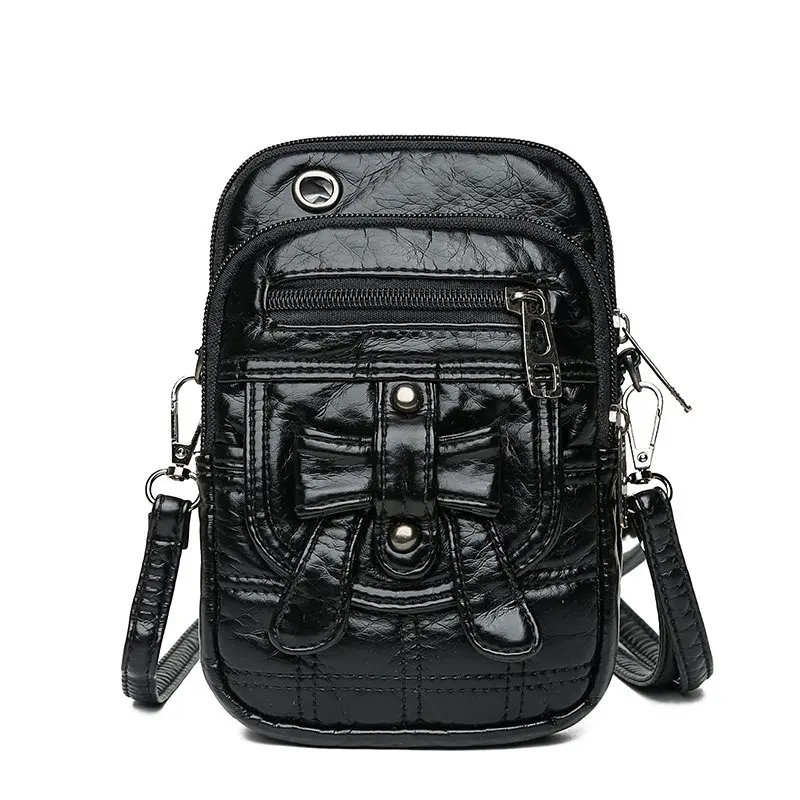 Высококачественные модные повседневные сумки через плечо для женщин кожаная