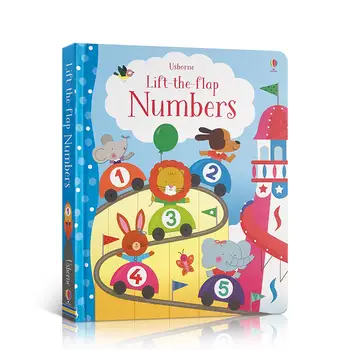 

Usborne Lift The Flap Numbers English Educational Picture Books Baby Childhood Learning Reading Book Birthday Gift Story Books