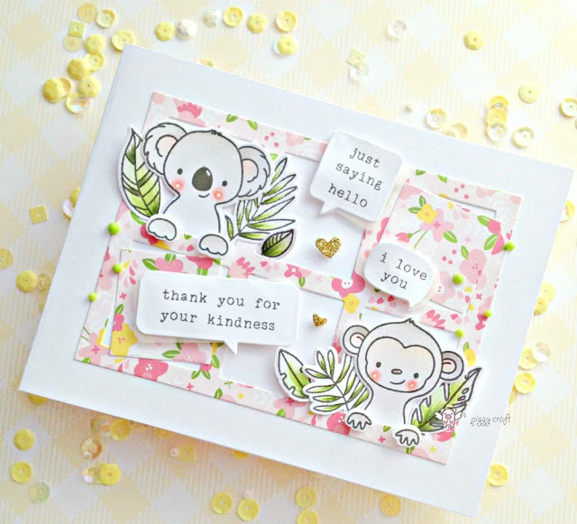 peek a booo Hb card koala e scimmietta 1 (1)
