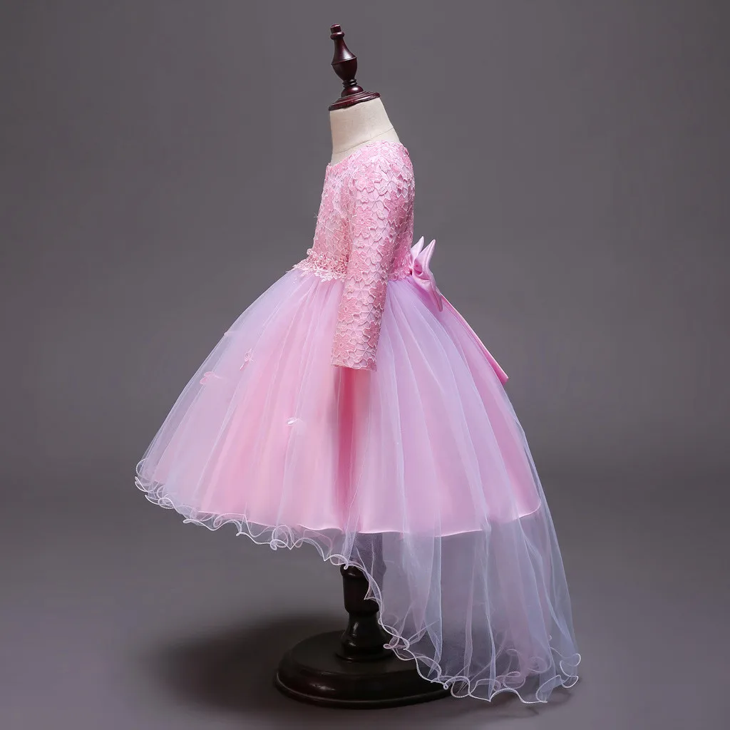 ARLONEET christmas costumes for girls Rainbow Splice Princess Pageant Gown Birthday Party Dresses girls dresses for wedding