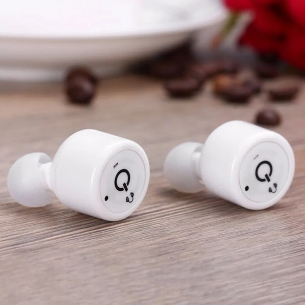 Мини беспроводные Bluetooth наушники с микрофоном True Bass Стерео шумоподавление наушники-вкладыши превосходное качество звука