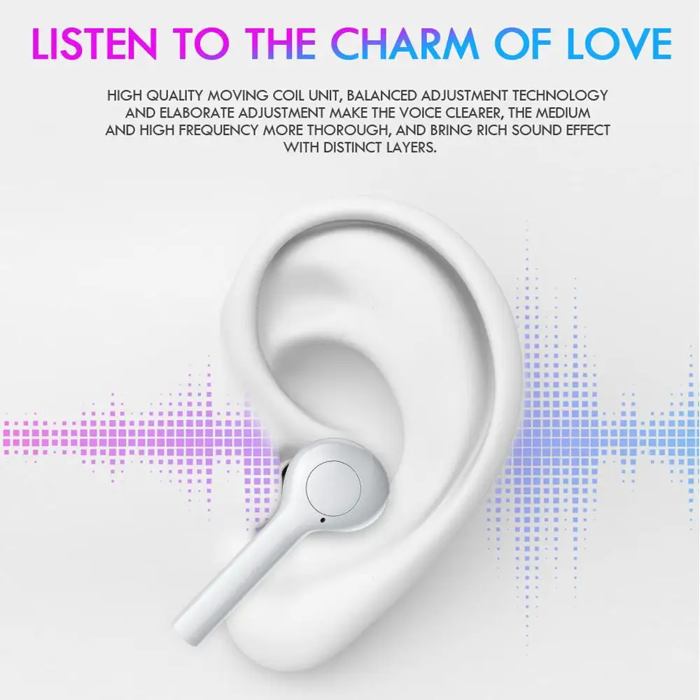 TWS мини водонепроницаемые наушники Bluetooth беспроводные модные портативные Hifi качество звука шумоподавление стерео наушники зарядка