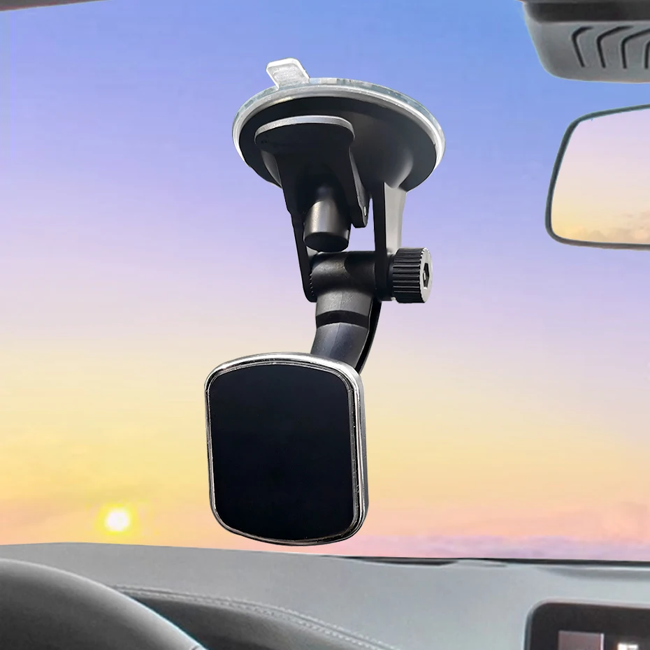 flexible phone holder Magnetic Car Phone Holder Windshield Sucker Stand 360 Degree Mobile Cell Magnet Mount Support For iPhone Xiaomi Samsung Huawei iphone charging dock