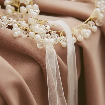 

1PC Luxurious Pearls Curtains Accessory Tieback CurtainTieback Home Decoration Window Drpes Tie Tope CP-HM449-30