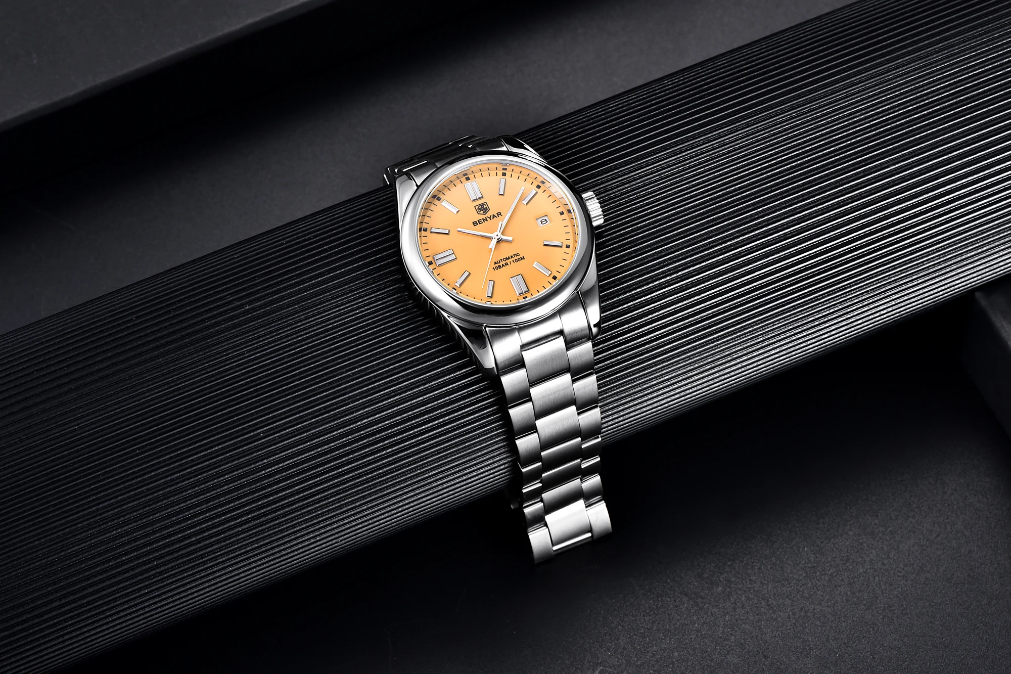2021 New BENYAR 39MM Men's Watches Mechancial Watch Men Luxury Automatic watch for men Stainless steel Waterproof Clock Man