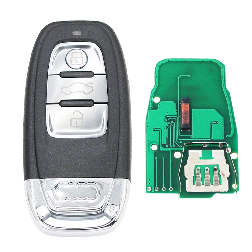 Умный дистанционный ключ без ключа 3 кнопки 868 МГц 8T0 959 754C для Audi Q5 A4L A5 A6 A7 A8 RS4 RS5 S4