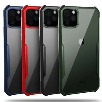 

100pcs/lot For iPhone 11 Pro Max XS MAX XR Shockproof HD Clear Transparent Armor Case For iPhone 8 Plus 7 Plus 6S Plus